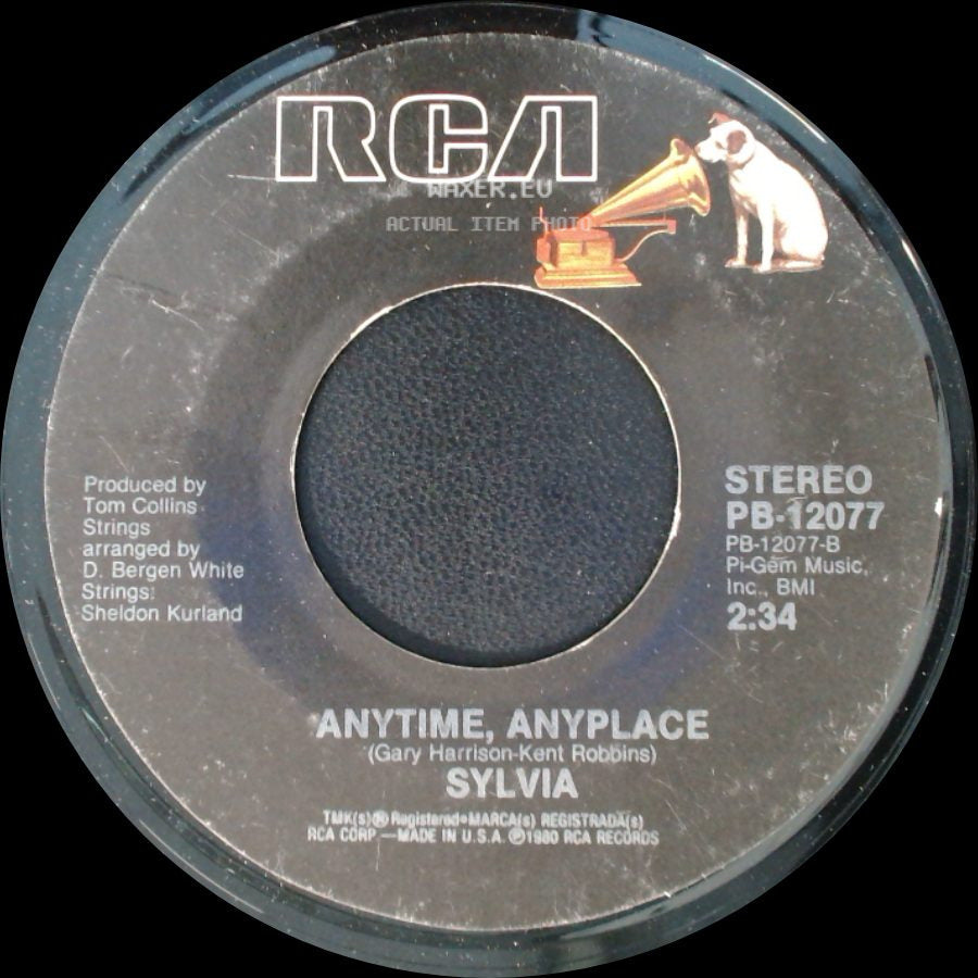 Sylvia - Tumbleweed / Anytime, Anyplace side B