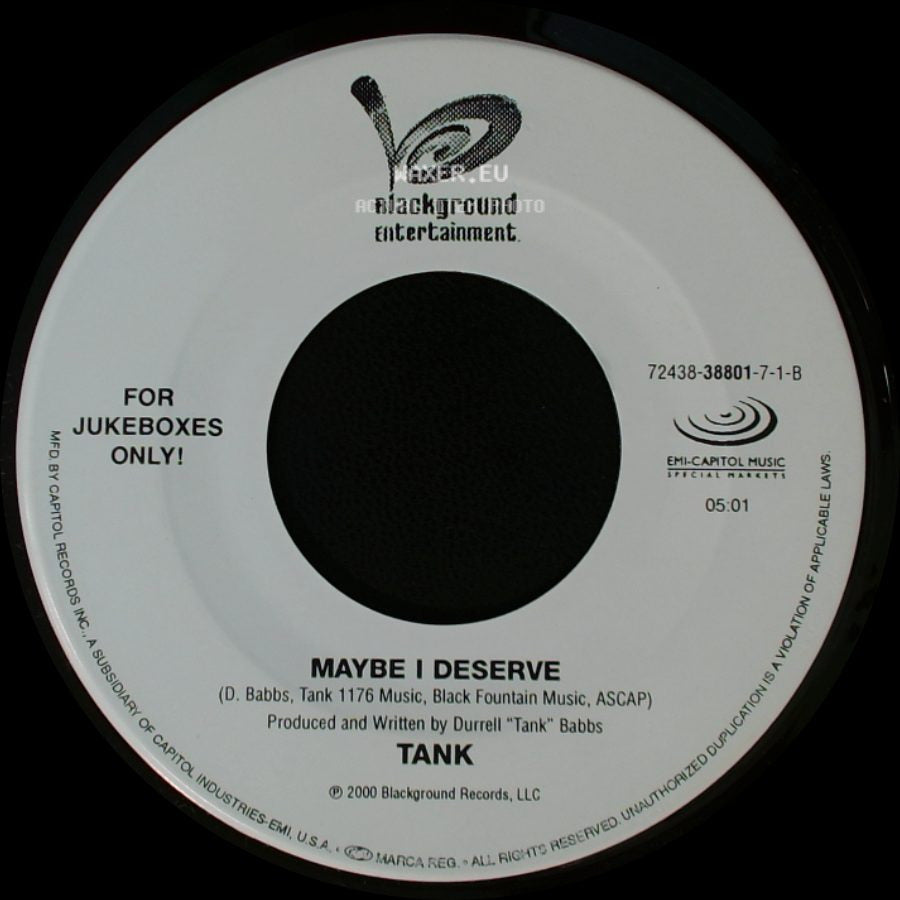 Tank - Maybe I Deserve / Slowly (Radio Edit) side A