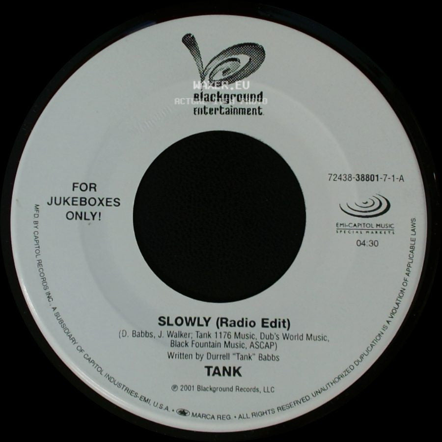 Tank - Maybe I Deserve / Slowly (Radio Edit) side B