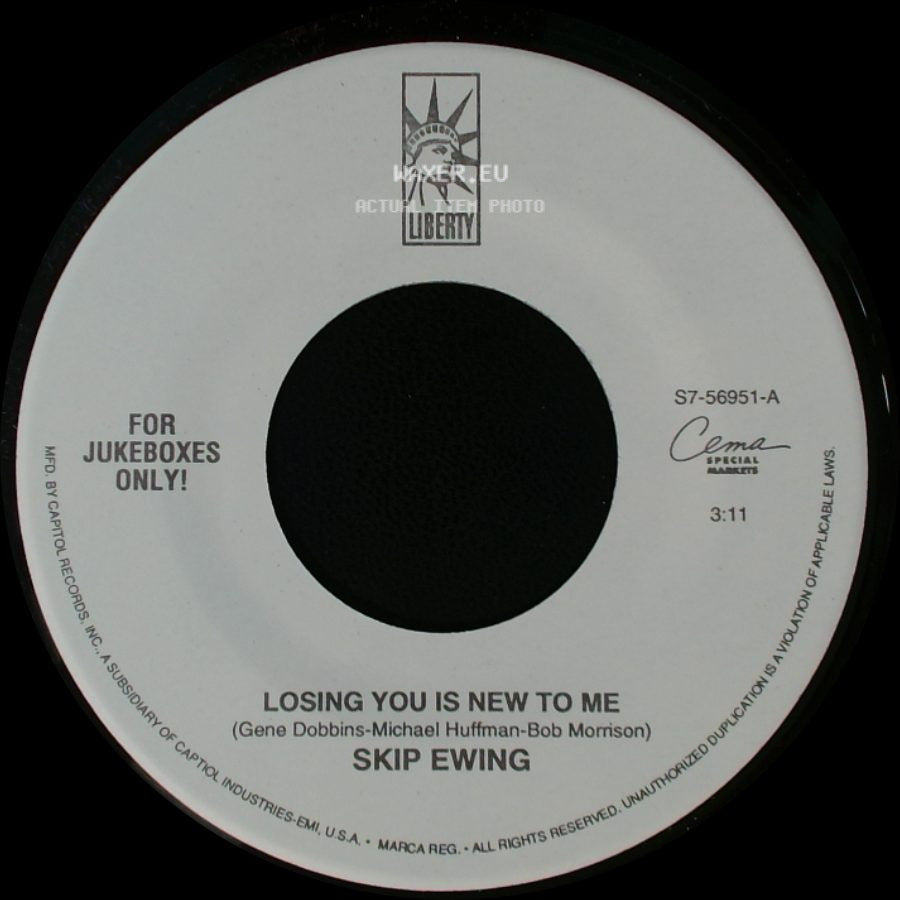 Skip Ewing - The Way Love Ought To Be / Losing You Is New To Me side B