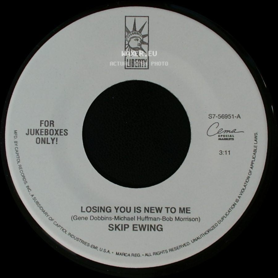 Skip Ewing - The Way Love Ought To Be / Losing You Is New To Me side B