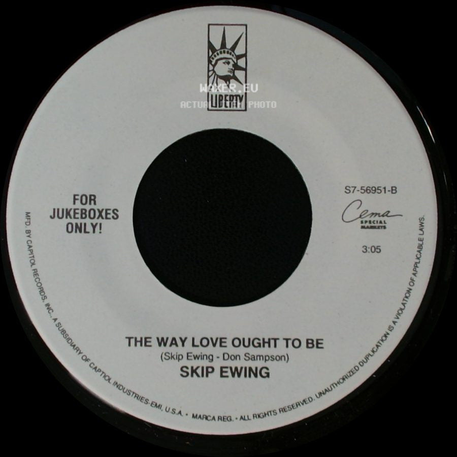 Skip Ewing - Losing You Is New To Me / The Way Love Ought To Be side B