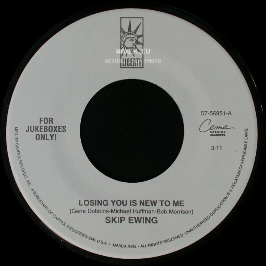 Skip Ewing - Losing You Is New To Me / The Way Love Ought To Be side A