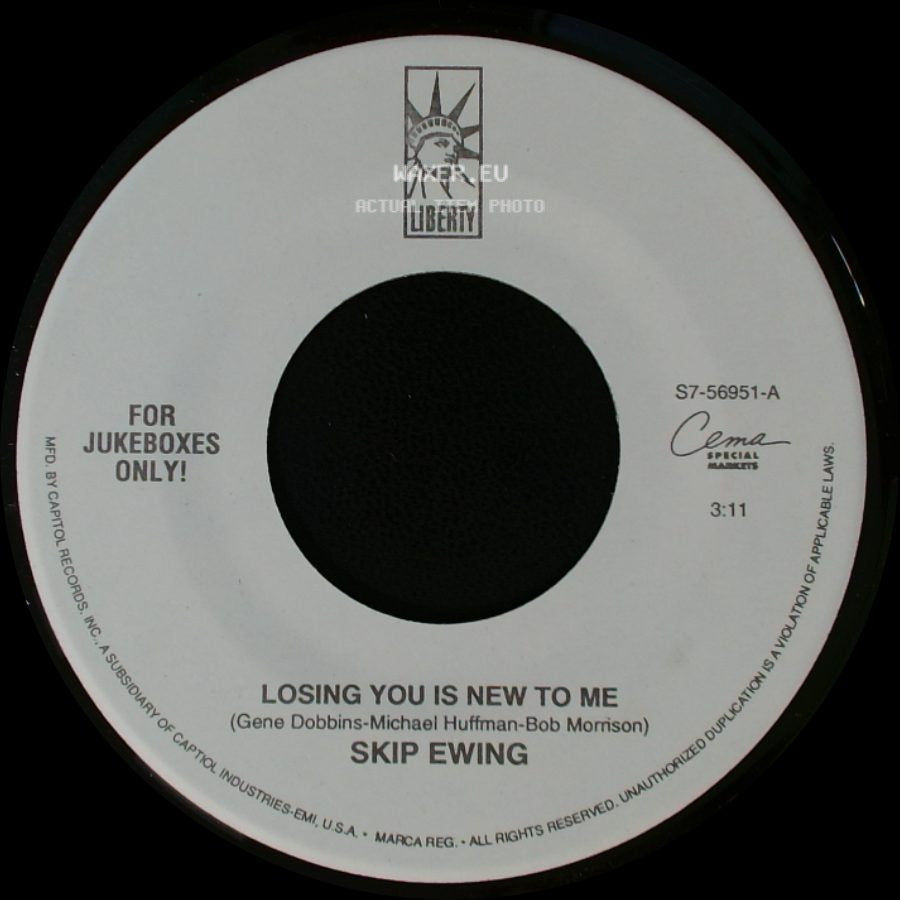 Skip Ewing - Losing You Is New To Me / The Way Love Ought To Be side A