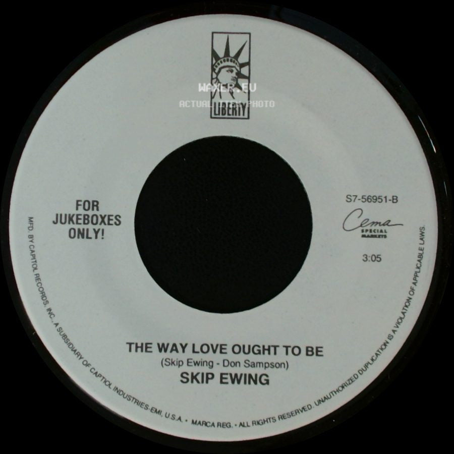 Skip Ewing - Losing You Is New To Me / The Way Love Ought To Be side B