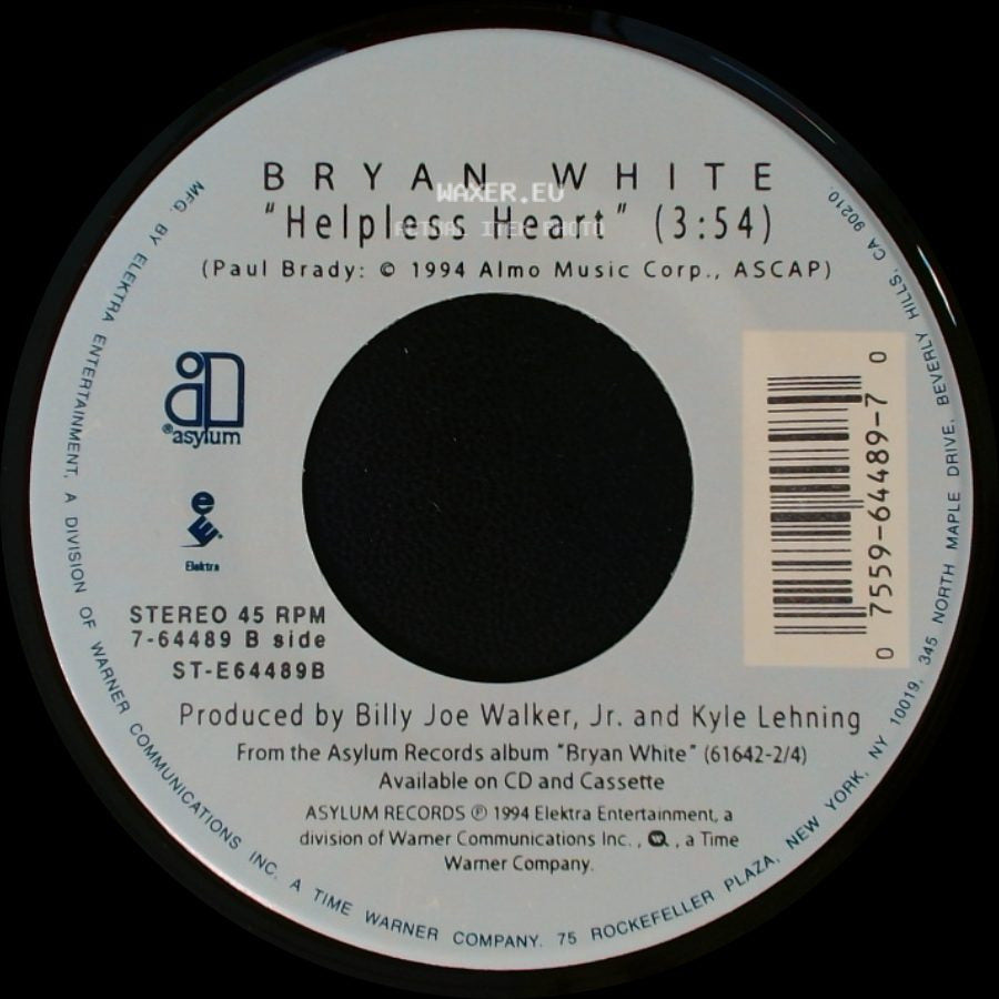Bryan White - Look At Me Now / Helpless Heart side B