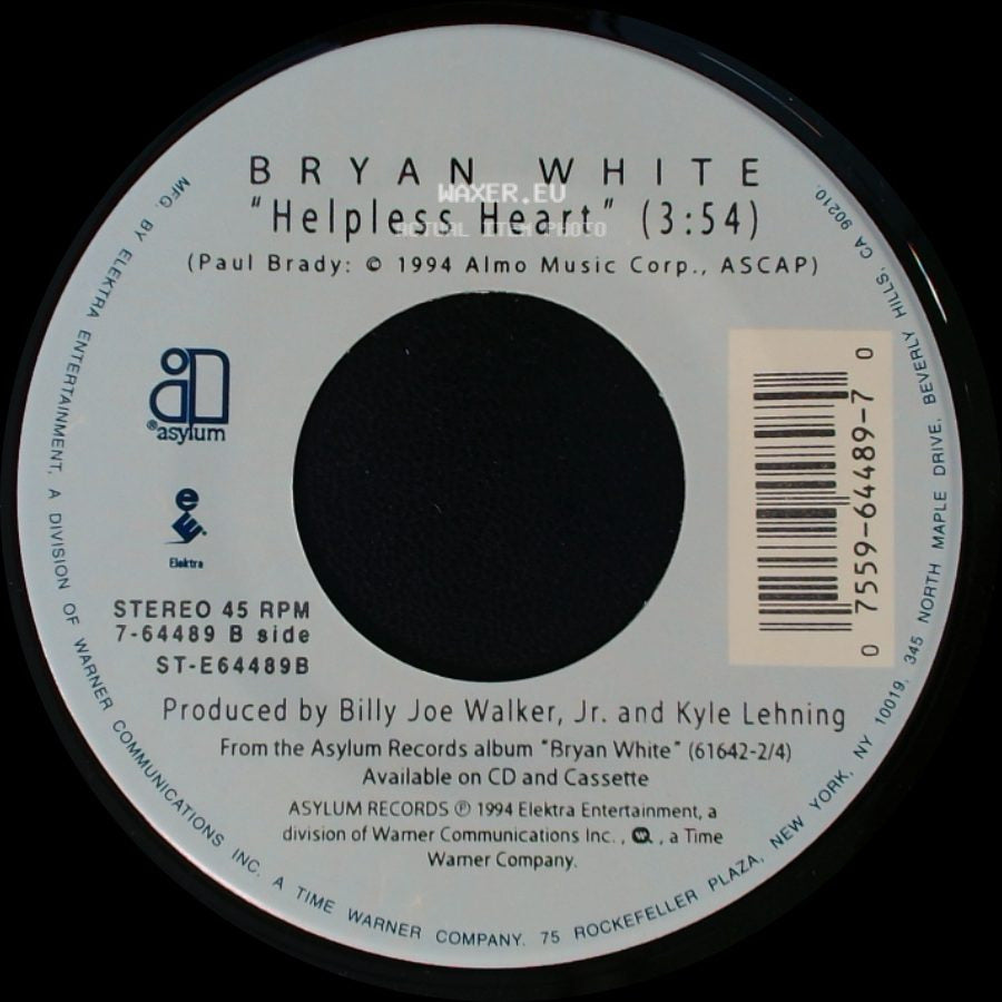 Bryan White - Look At Me Now / Helpless Heart side B