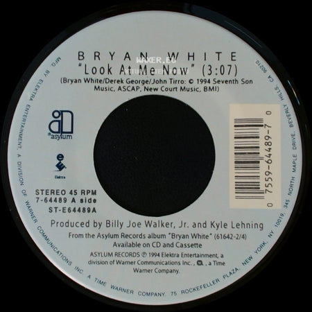 Bryan White - Look At Me Now / Helpless Heart side A