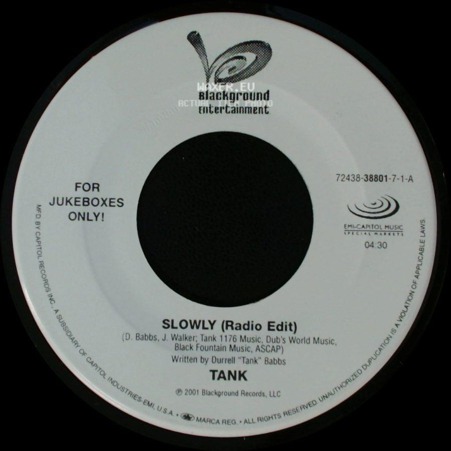 Tank - Maybe I Deserve / Slowly (Radio Edit) side B