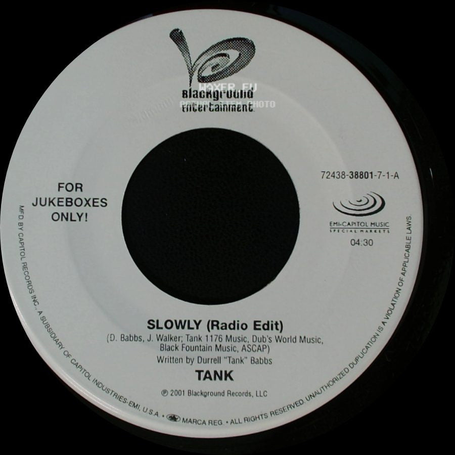 Tank - Slowly (Radio Edit) / Maybe I Deserve side A