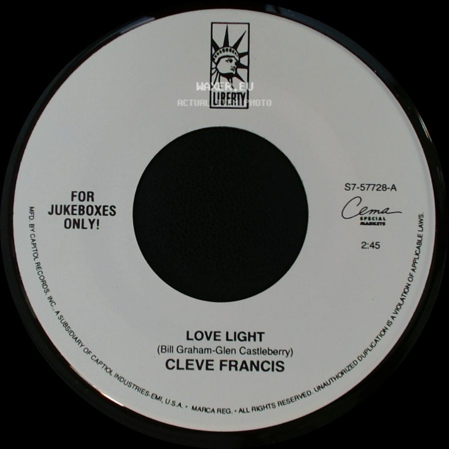 Cleve Francis - Love Light / Happy side A