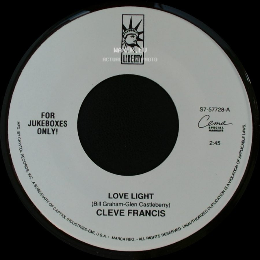 Cleve Francis - Love Light / Happy side A