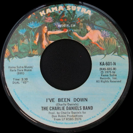 The Charlie Daniels Band - Long Haired Country Boy / I've Been Down side B