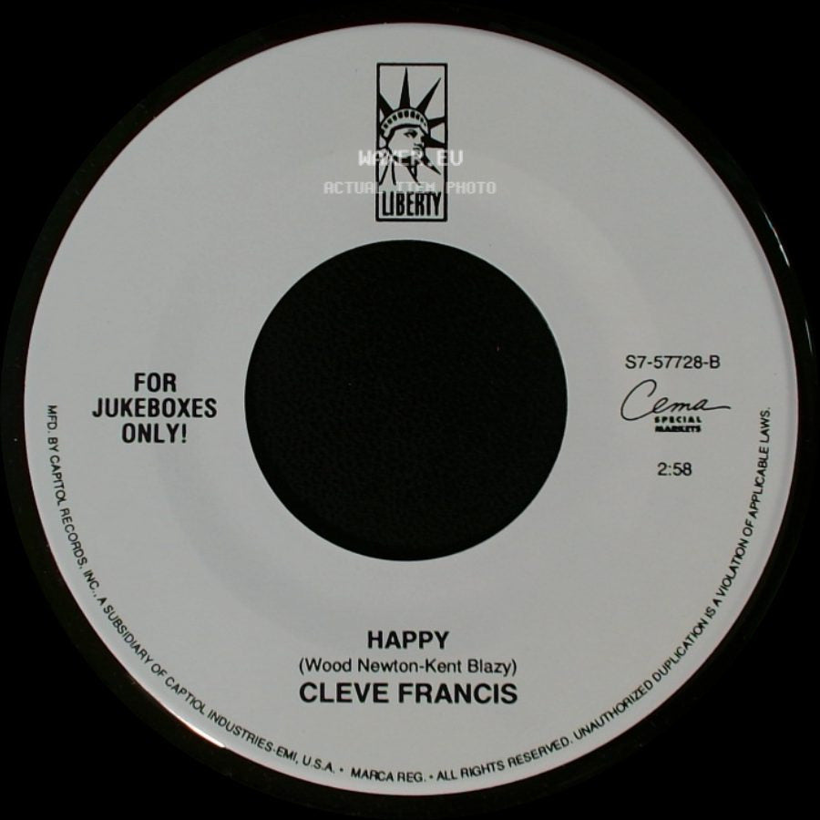 Cleve Francis - Love Light / Happy side B