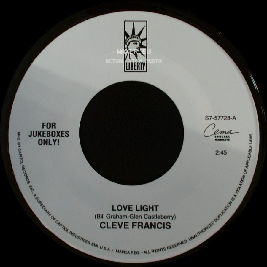 Cleve Francis - Love Light / Happy side A