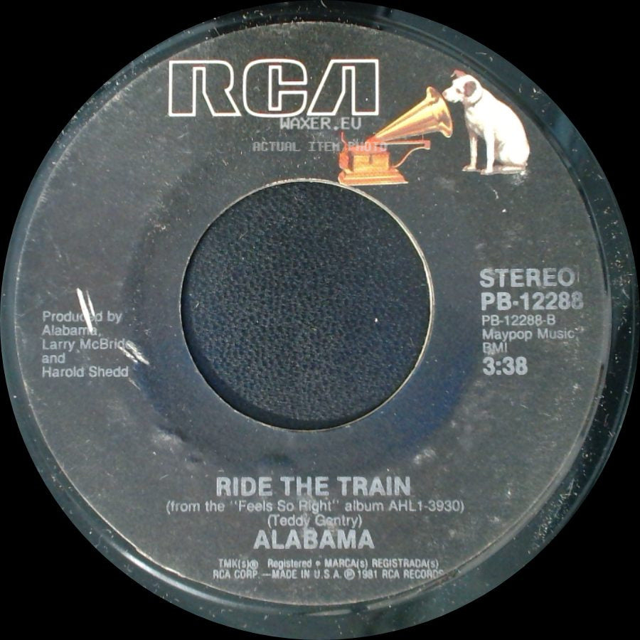 Alabama - Love In The First Degree / Ride The Train side B