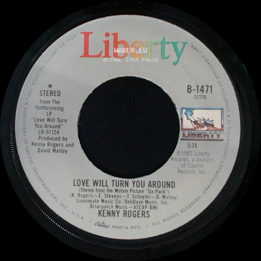 Kenny Rogers - I Want A Son / Love Will Turn You Around side B