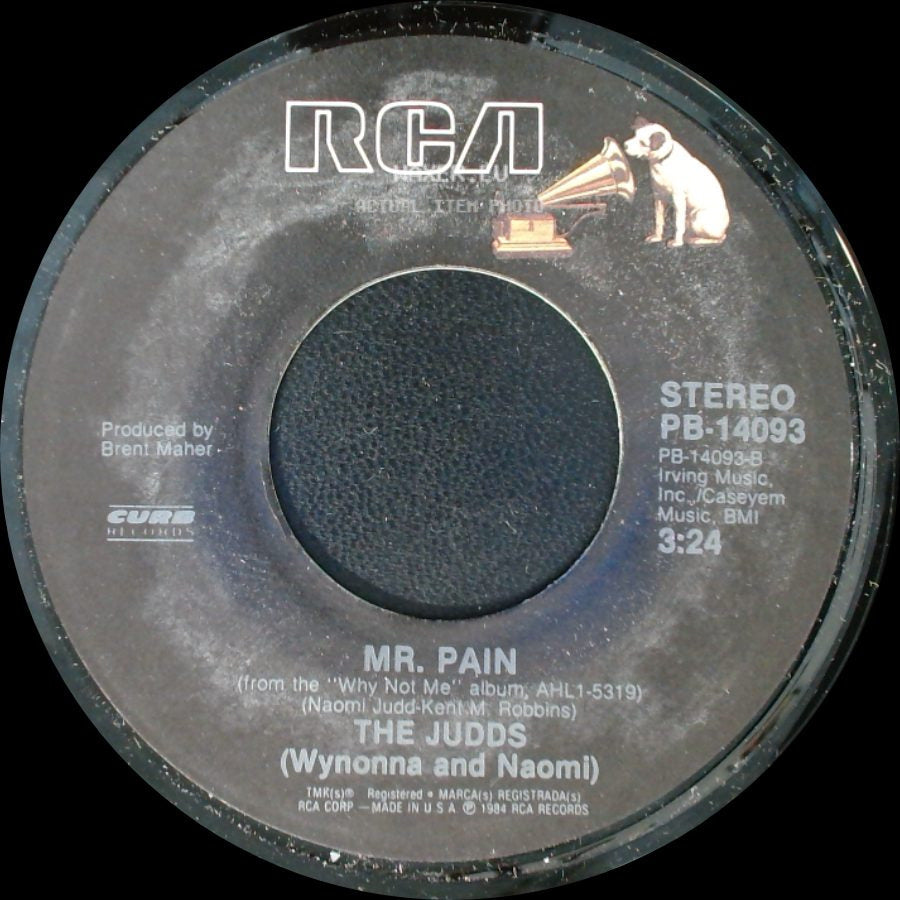 The Judds / The Judds (Wynonna And Naomi) - Love Is Alive / Mr. Pain side B