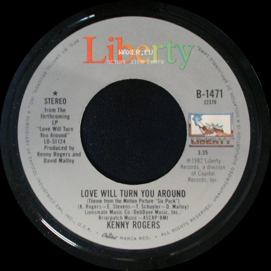 Kenny Rogers - I Want A Son / Love Will Turn You Around side B