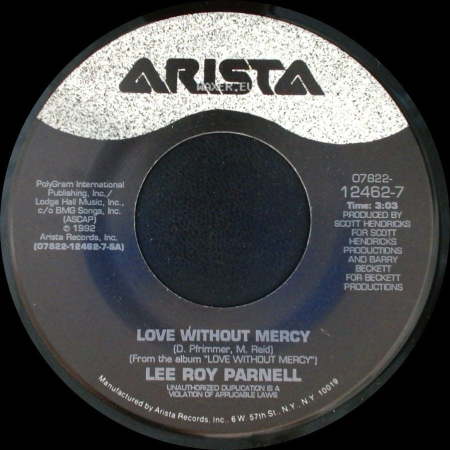 Lee Roy Parnell - Done Deal / Love Without Mercy side B