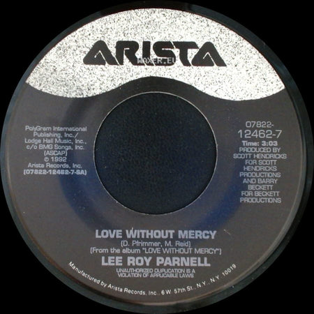 Lee Roy Parnell - Done Deal / Love Without Mercy side B