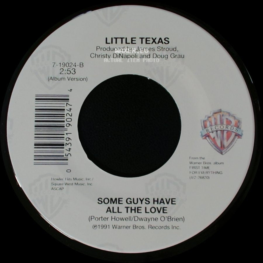 Little Texas - First Time For Everything / Some Guys Have All The Love side B