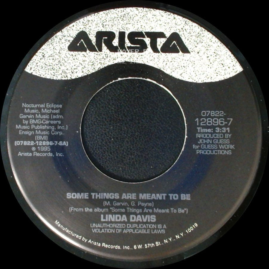 Linda Davis - Some Things Are Meant To Be / There Isn't One side A