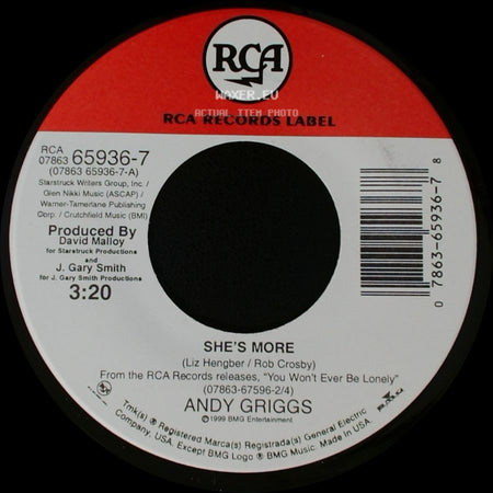Andy Griggs - She's More / I'll Go Crazy side A