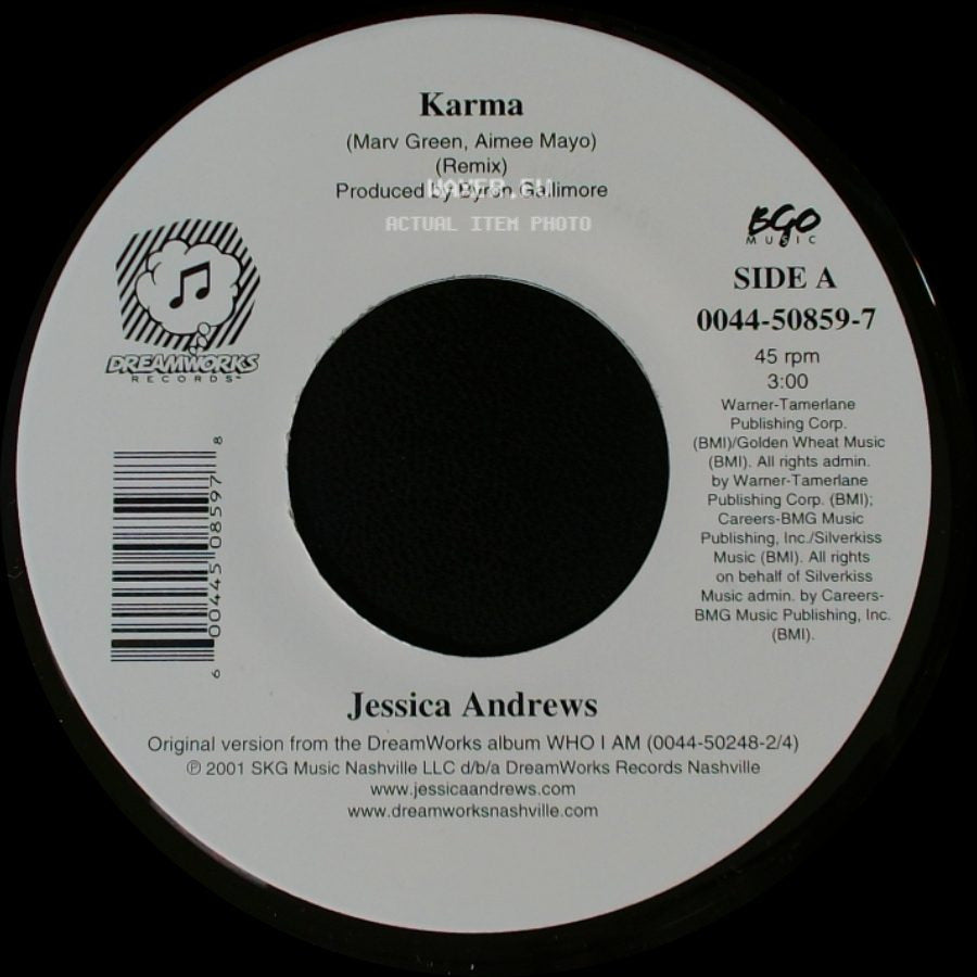 Jessica Andrews - Karma (Remix) / Show Me Heaven side A