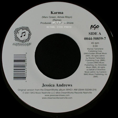Jessica Andrews - Karma (Remix) / Show Me Heaven side A