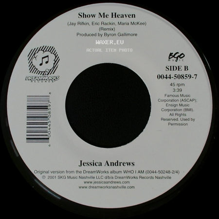 Jessica Andrews - Karma (Remix) / Show Me Heaven side B