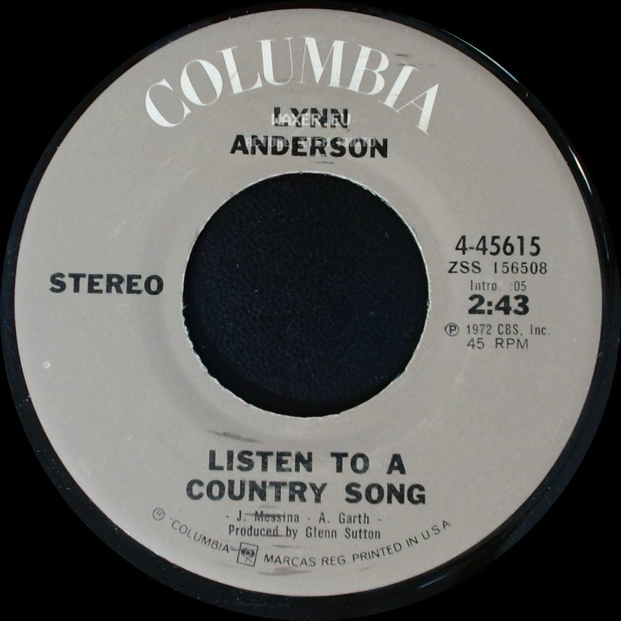 Lynn Anderson - That's What Loving You Has Meant To Me / Listen To A Country Song side B