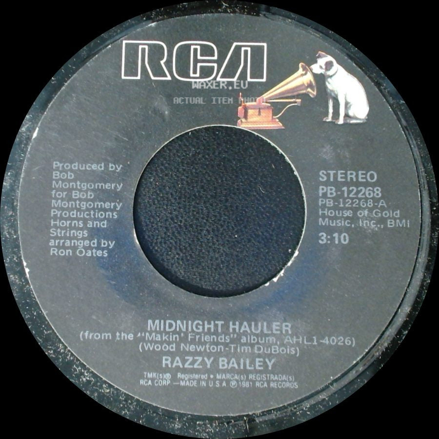 Razzy Bailey - Midnight Hauler / Scratch My Back (And Whisper In My Ear) side A
