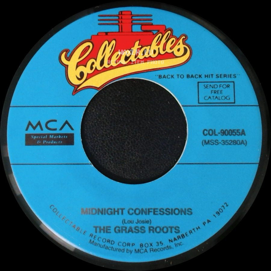 The Grass Roots - Let's Live For Today / Midnight Confessions side B