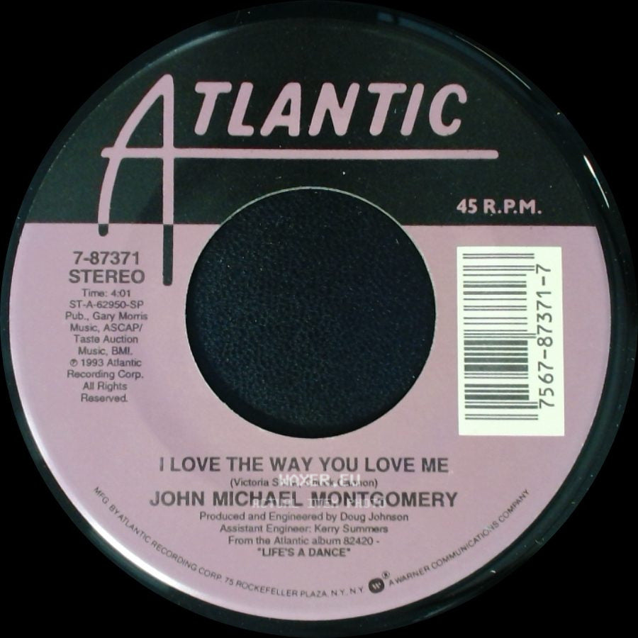 John Michael Montgomery - I Love The Way You Love Me / Life's A Dance side A