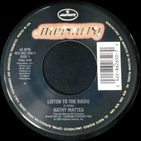 Kathy Mattea - Listen To The Radio / Slow Boat side A