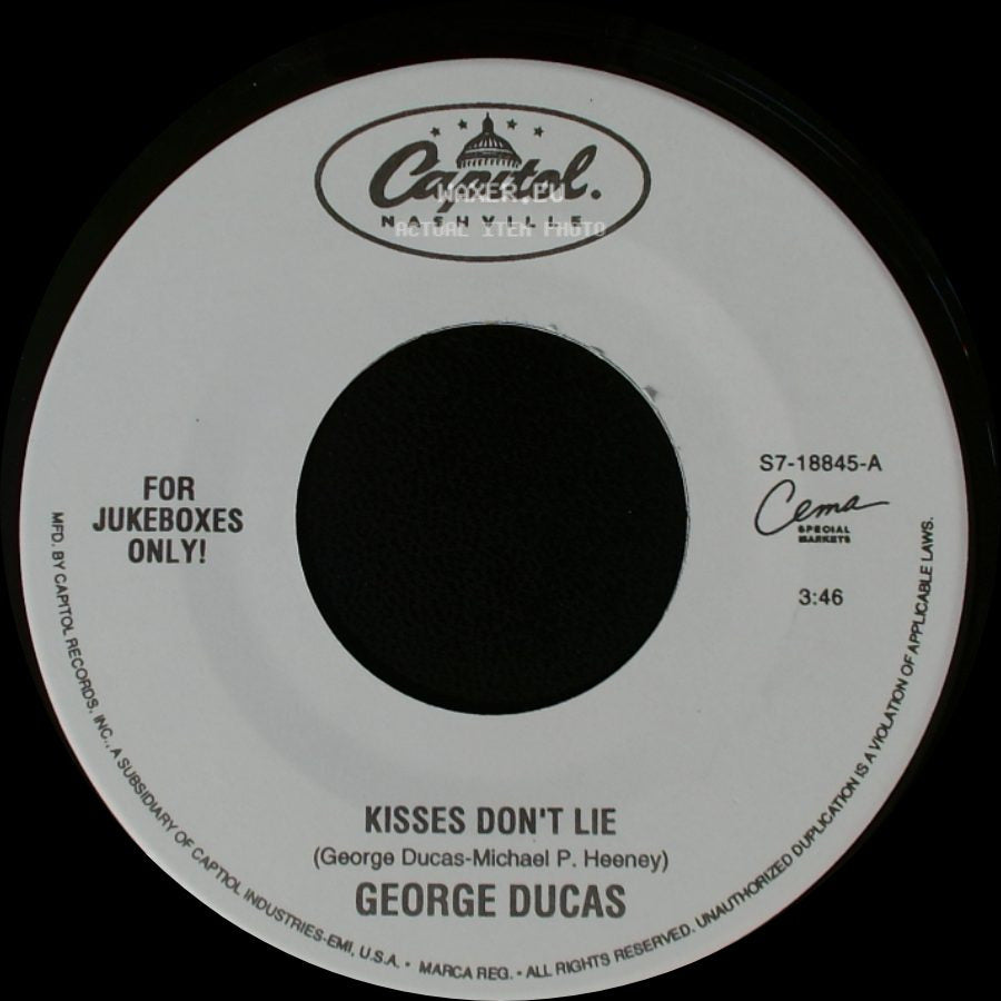 George Ducas - Kisses Don't Lie / My World Stopped Turning side A