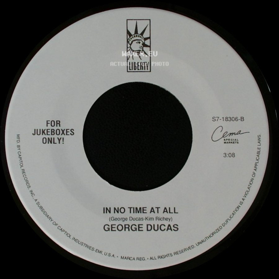 George Ducas - Lipstick Promises / In No Time At All side B