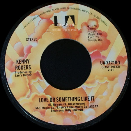Kenny Rogers - Love Or Something Like It / Starting Again side A