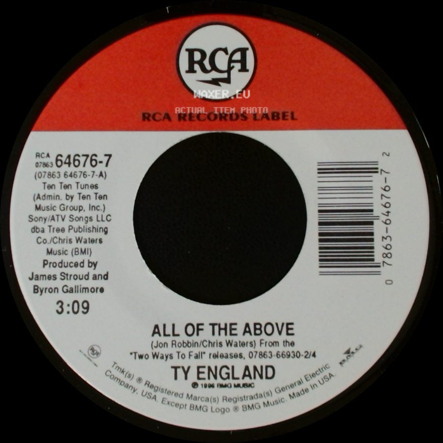 Ty England - All Of The Above / Sure side A