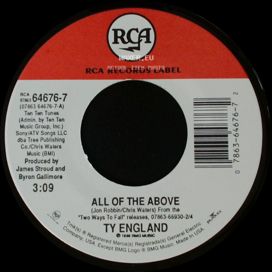 Ty England - All Of The Above / Sure side A