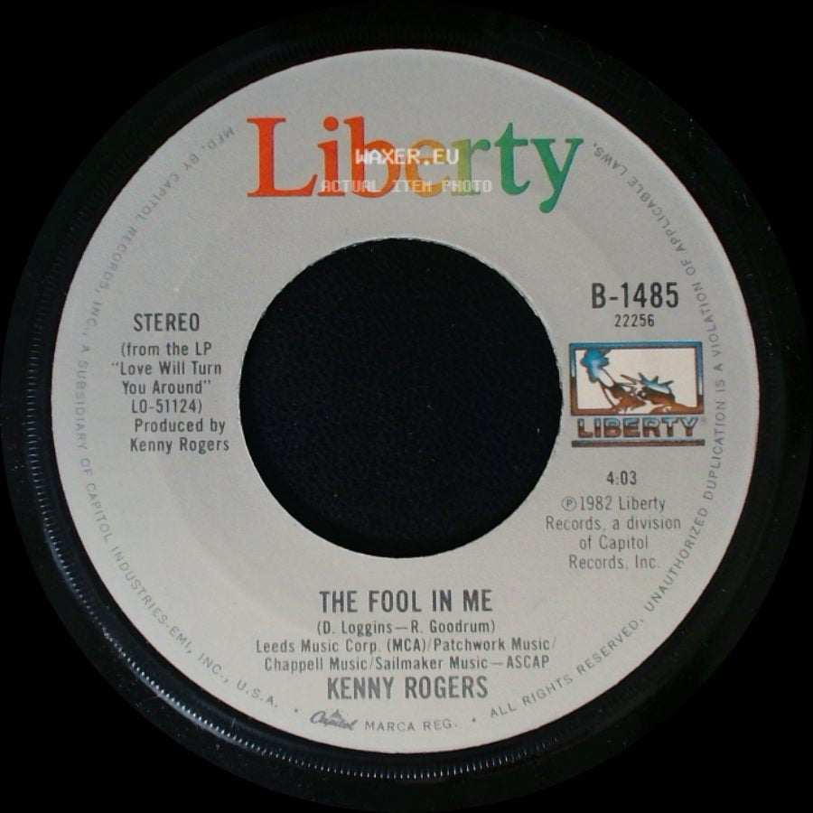 Kenny Rogers - The Fool In Me / A Love Song side A