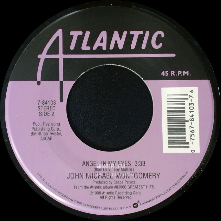 John Michael Montgomery - Love Working On You / Angel In My Eyes side B