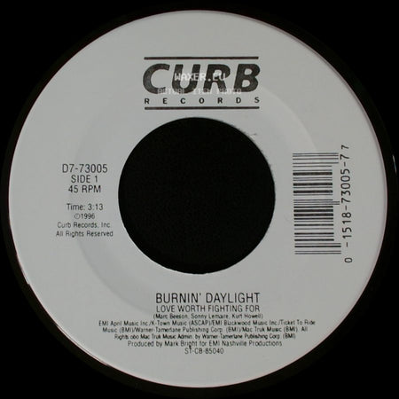 Unknown Artist - Burnin' Daylight Love Worth Fighting For / Burnin' Daylight Say Yes side A