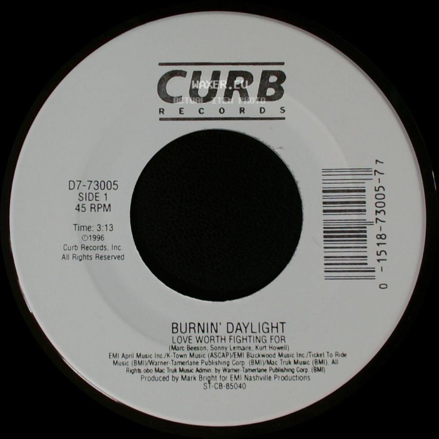 Unknown Artist - Burnin' Daylight Love Worth Fighting For / Burnin' Daylight Say Yes side A