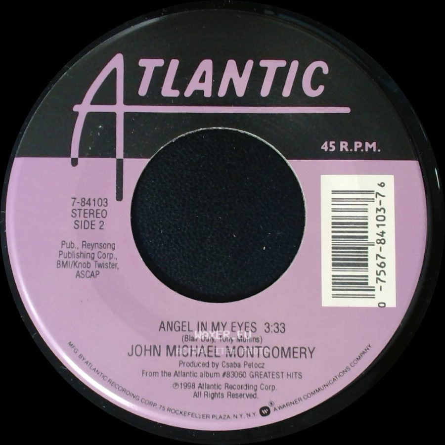 John Michael Montgomery - Love Working On You / Angel In My Eyes side B