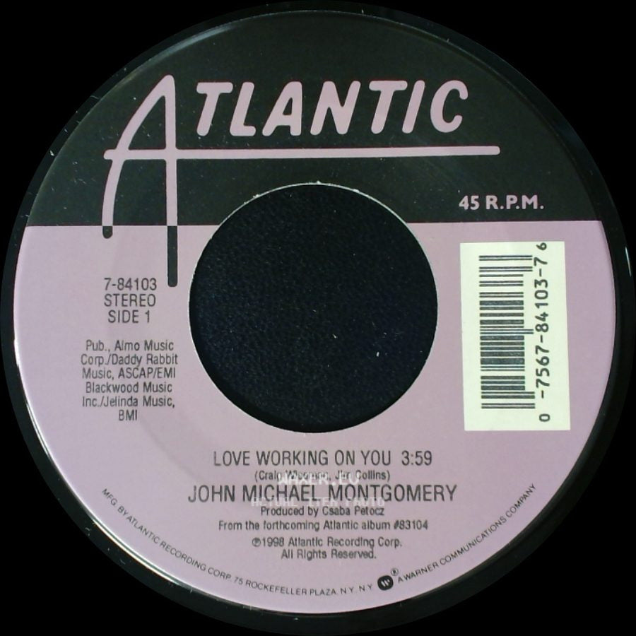 John Michael Montgomery - Love Working On You / Angel In My Eyes side A