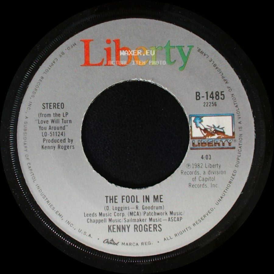 Kenny Rogers - A Love Song / The Fool In Me side B