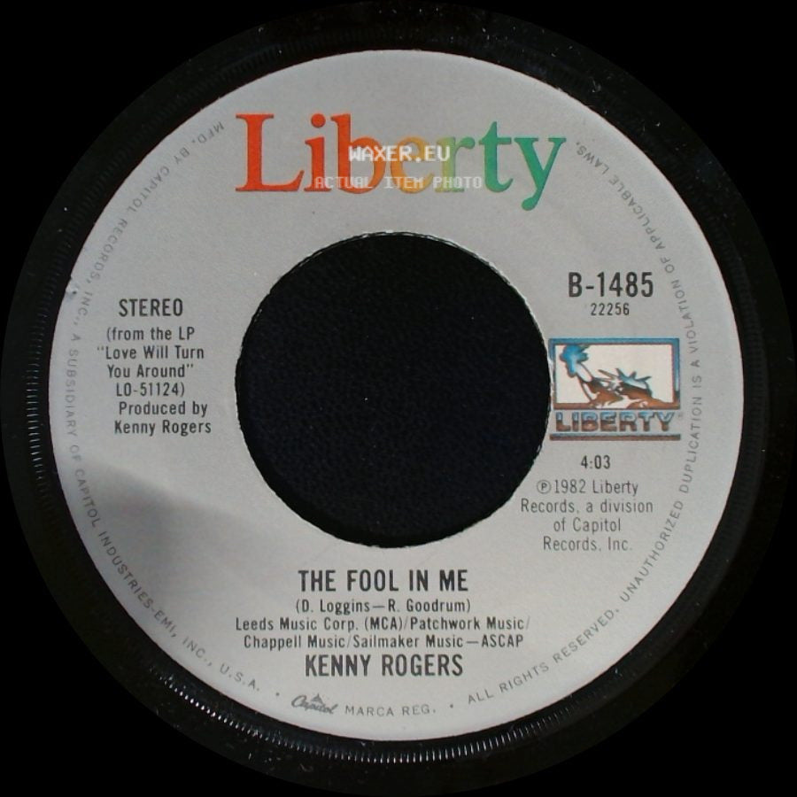 Kenny Rogers - A Love Song / The Fool In Me side B