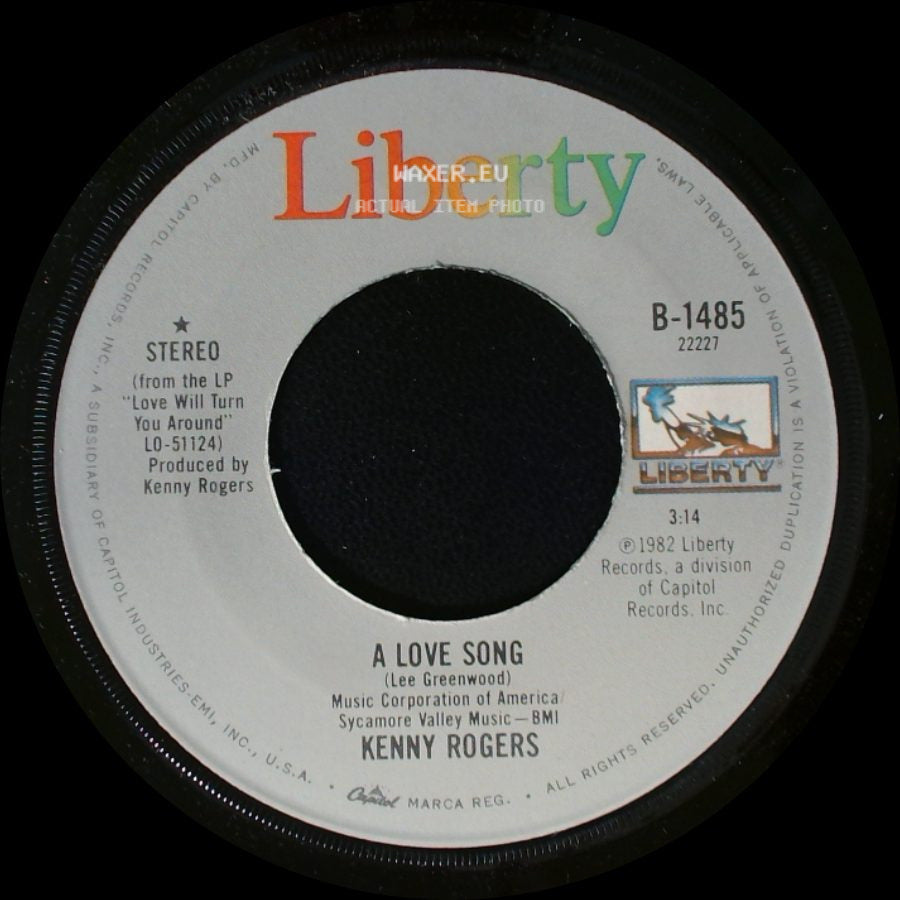 Kenny Rogers - A Love Song / The Fool In Me side A